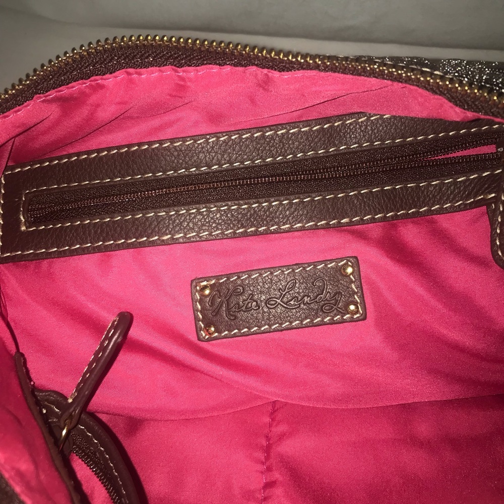 Kate Landry metallic hobo bag - Picture 2 of 2